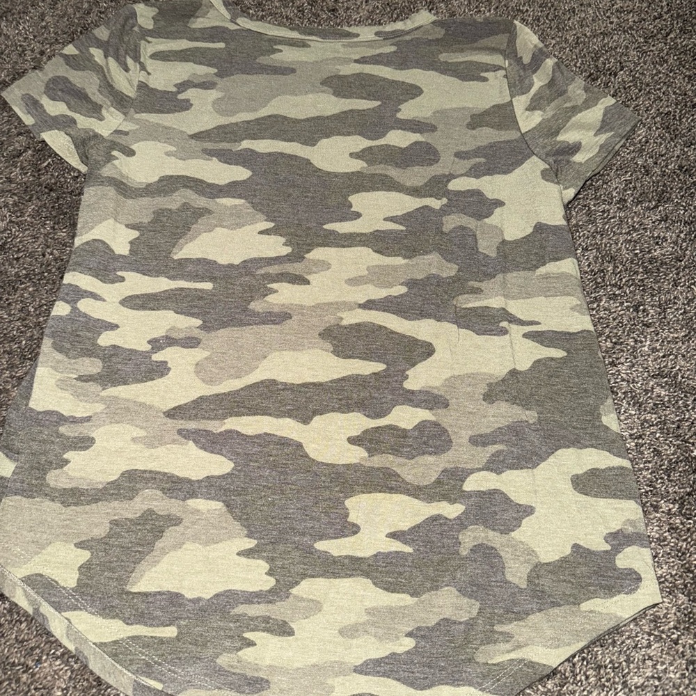 SO Olive Camouflage Top